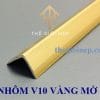 Nẹp Nhôm V10mm Vàng Mờ