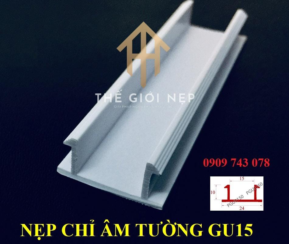 NẸP CHỈ ÂM TƯỜNG GU15-W