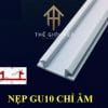 Nẹp Chỉ Âm Tường GU10mm Màu Trắng