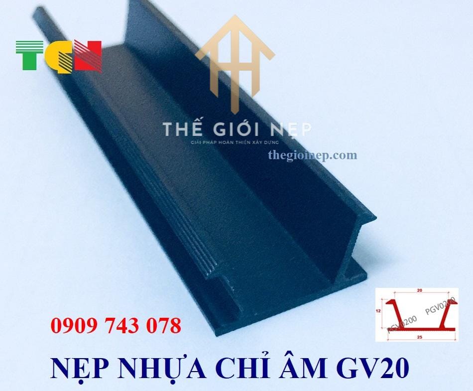 NẸP NHỰA GV20-B