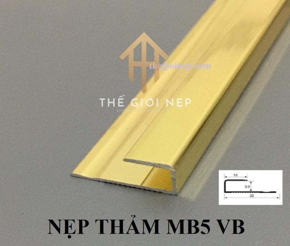 NẸP NHÔM MB5 NEP NHOM MB5 VANG BONG