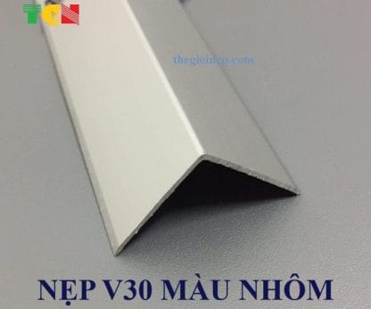 Alternative view of Nẹp V30 Nhôm Màu Nhôm