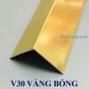 Nẹp V30 Nhôm Vàng Bóng