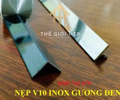 Alternative view of Nẹp Inox V10mm Đen Gương CB