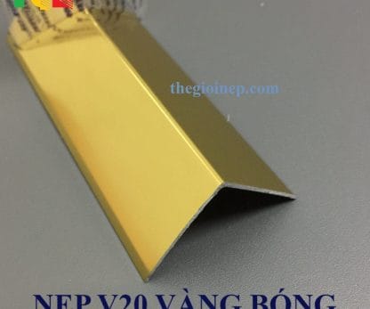 Alternative view of Nẹp V20 Nhôm Vàng Bóng