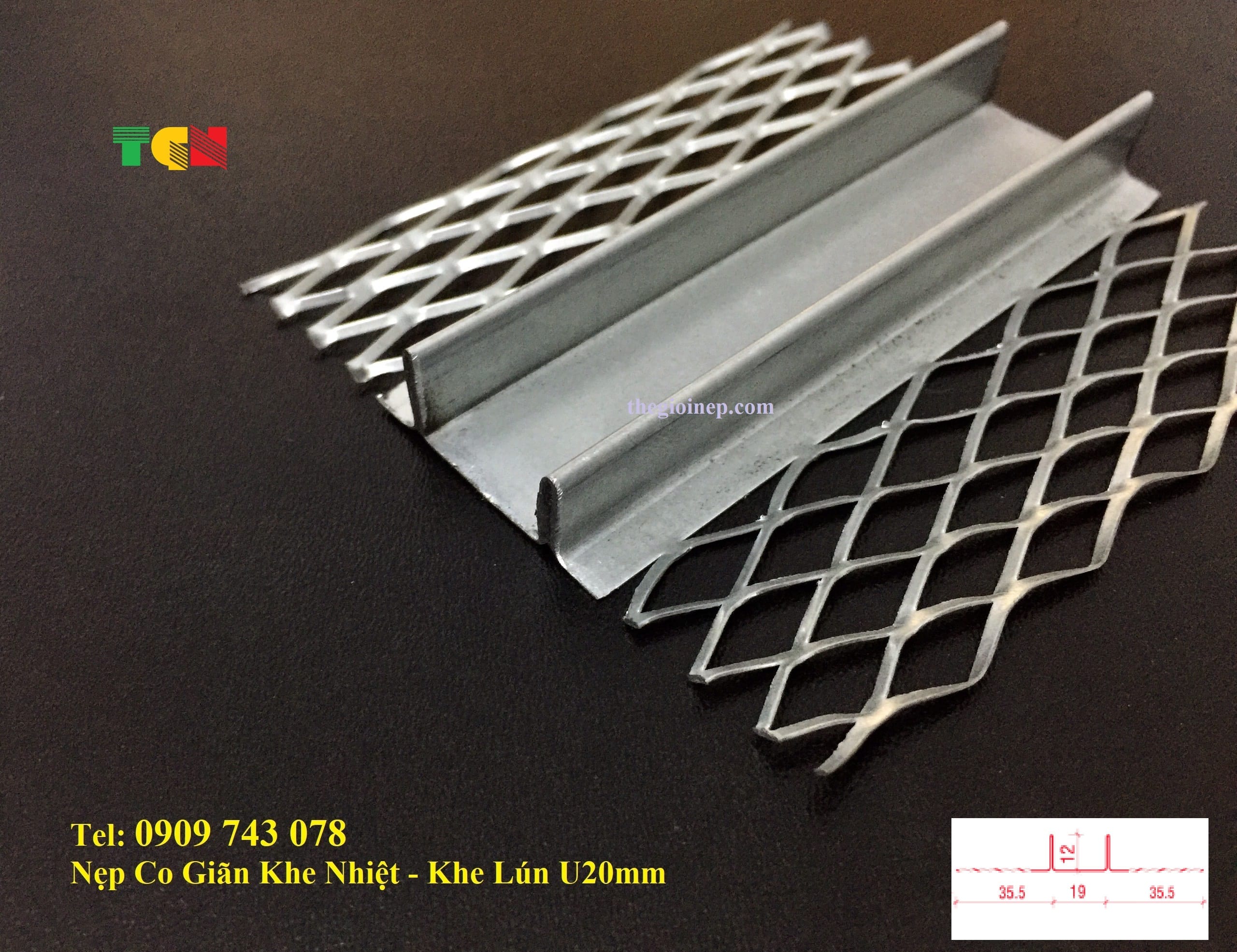 Nẹp Khe Nhiệt - Khe Lún U19 TMK