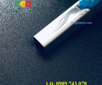 Nẹp Inox U10mm Trắng bóng CR