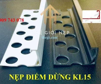 Alternative view of Nẹp Nhựa Điểm Dừng KL15-W