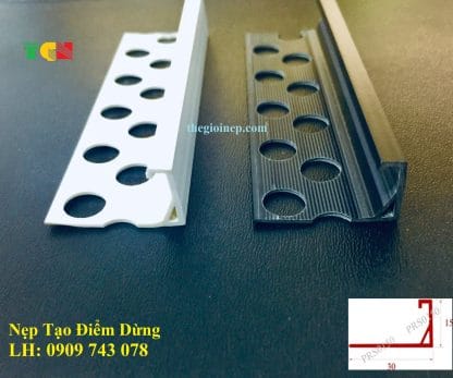 Alternative view of Nẹp Tô Trát Điểm Dừng RS15 Đen