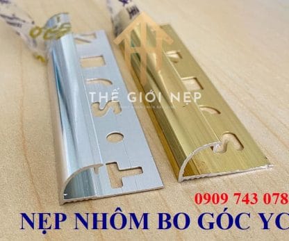 Alternative view of Nẹp Nhôm Bo Góc YC Màu Inox