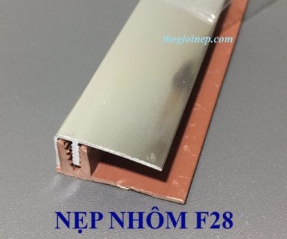 Nẹp Nhôm F28 Màu Inox