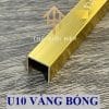 Nẹp Nhôm U10mm Vàng Bóng