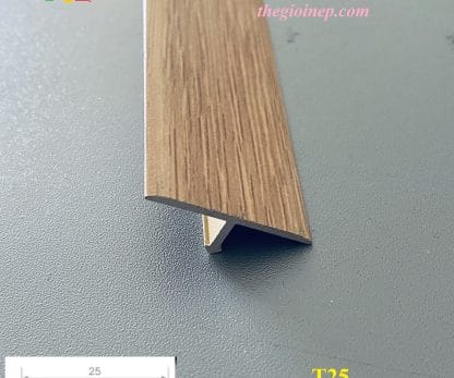 Alternative view of Nẹp Nhôm T25 Vân Gỗ Sồi