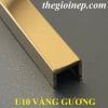 Nẹp U10 Inox Vàng Gương CB