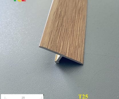 Nẹp Nhôm T25 Vân Gỗ Sồi
