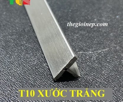Nẹp T10mm Inox Trắng Xước HL