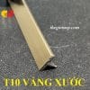 Nẹp T10mm Inox Vàng Xước