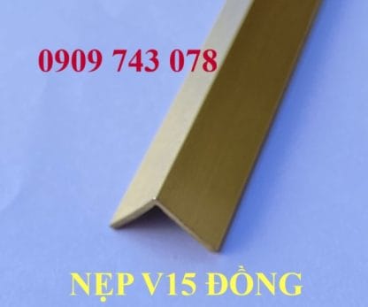 Nẹp Đồng V15 Trơn