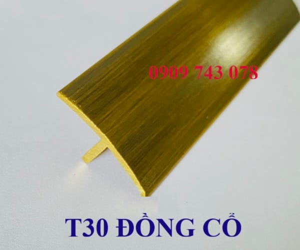 Nẹp T30 Màu Đồng Cổ