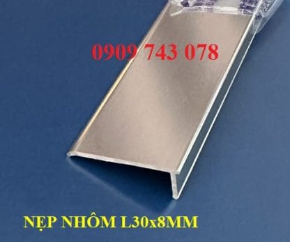 Nẹp Nhôm L30 Màu Inox