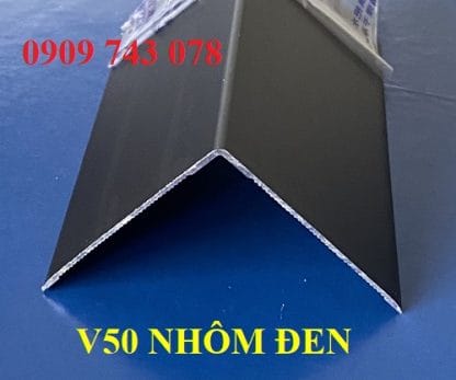 Nẹp V50 Nhôm Đen Mờ
