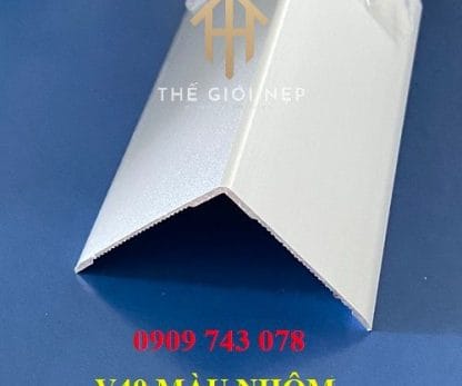 Nẹp Nhôm V40mm Màu Bạc