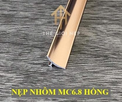 Nẹp Góc Trong MC6.8 Nhôm Hồng