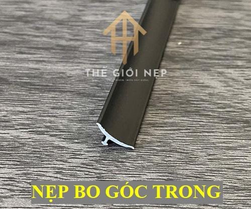 Nẹp Góc Trong MC6.8 Nhôm Màu Đen